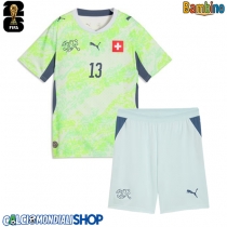 Maglie da calcio Svizzera Ricardo Rodriguez #13 Seconda Maglia Bambino Mondiali 2026  Manica Corta (+ Pantaloni corti)